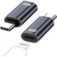 TRAHOO2 Pack USBC Male to Lightning Female Adapter, USB Type C to