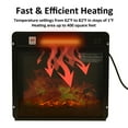 thumbnail image 4 of YouLoveIt 18"/23" Electric Fireplace Insert, Fireplace Heater, Remote Control and Timer, Adjustable Brightness Settings, Fireplace Heater for Indoor Use, 4 of 8