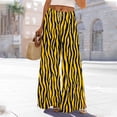thumbnail image 2 of Mustard Yellow Lounge Pants for Ladies Fall Summer Print Ruched with Slit Flare Bell Bottom Elastic Waist Long Bootcut Leg Pants Womens 2026 Clothing Y2K XXL, 2 of 8