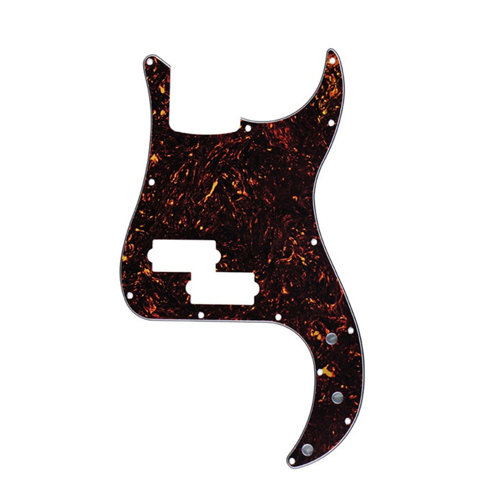Guitar Parts Shell Guitar Electric 4 String P Screws Scratch Plate Musical Bass Pickguard 13 Holes Modern PVC Without Truss Rod Accessories Color: Black Guitar Parts Shell Guitar Electric 4 String P Screws Scratch Plate Musical Bass Pickguard 13 Holes Modern PVC Without Truss Rod Accessories Color: Black