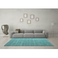 thumbnail image 3 of Ahgly Company Indoor Rectangle Abstract Light Blue Modern Area Rugs, 2' x 3', 3 of 4
