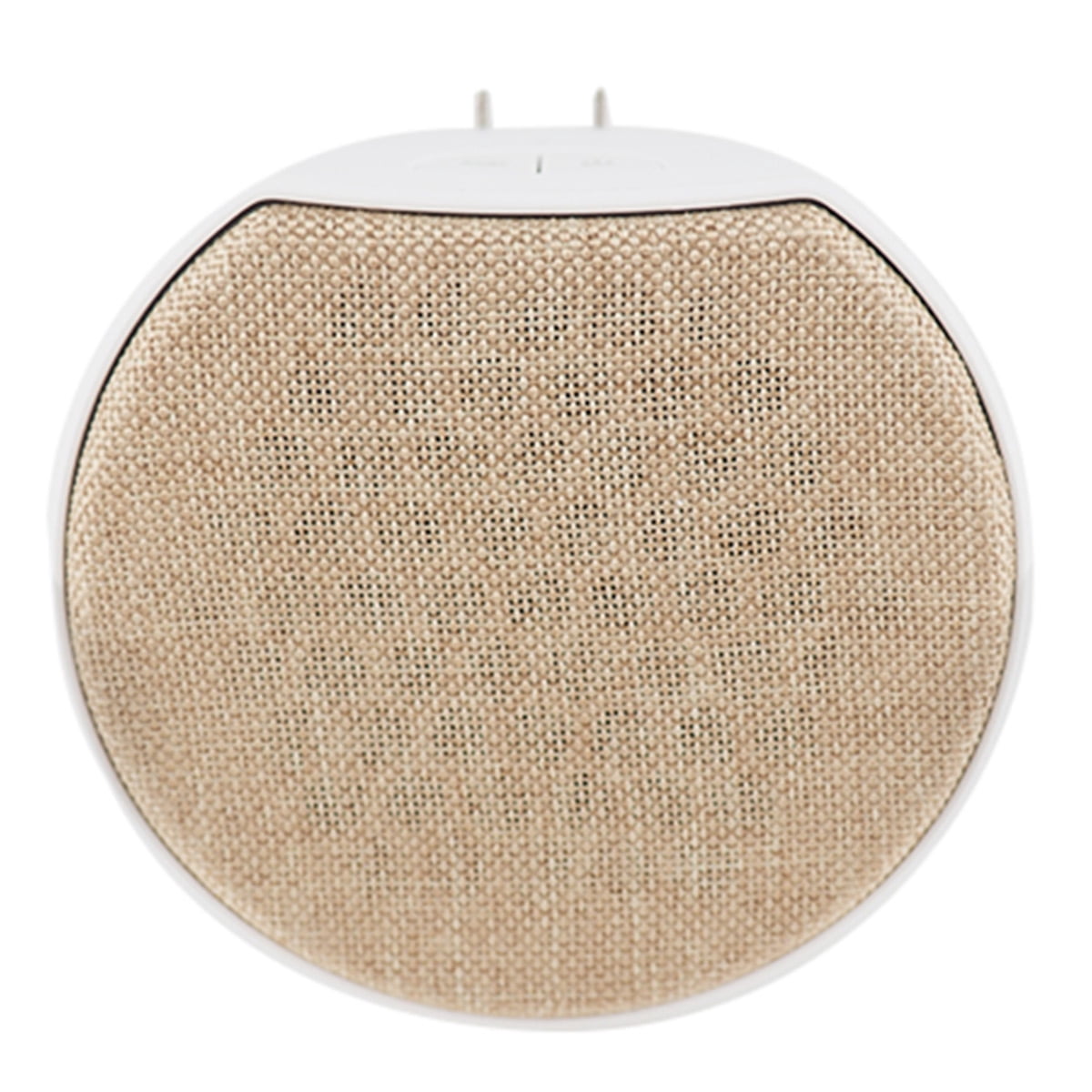 OC Acoustic Newport Plug-in Outlet Speaker with Bluetooth 5.1 and Built-in USB Type-A Charging Port (Champagne/White)