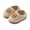Khaki, variant on Fozruso Child Casual Slippers Winter Warm Indoor Shoes For Toddler Soft Comfortable Cute Cartoon Design For Kids Slippers,Winter Fleece Lined Slippers Sizes 7 Toddler(18-24 Months)