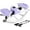 Purple, variant on Lhanel Rock Stepper for Home Workout, Low-Impact Side Stepper with Resistance Bands, Side-to-Side Mini Stepper for Cardio, Weight Loss & Full Body Exercise