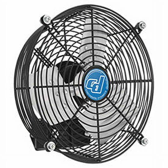 Continental Dynamics 10"" Direct Drive Exhaust Fan 1 Speed 1500 CFM 1/30 HP