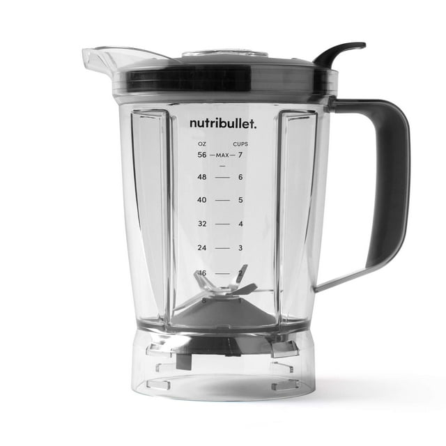 Licuadora NutriBullet ANBFP56 con jarra de 1.6 L, transparente/negra