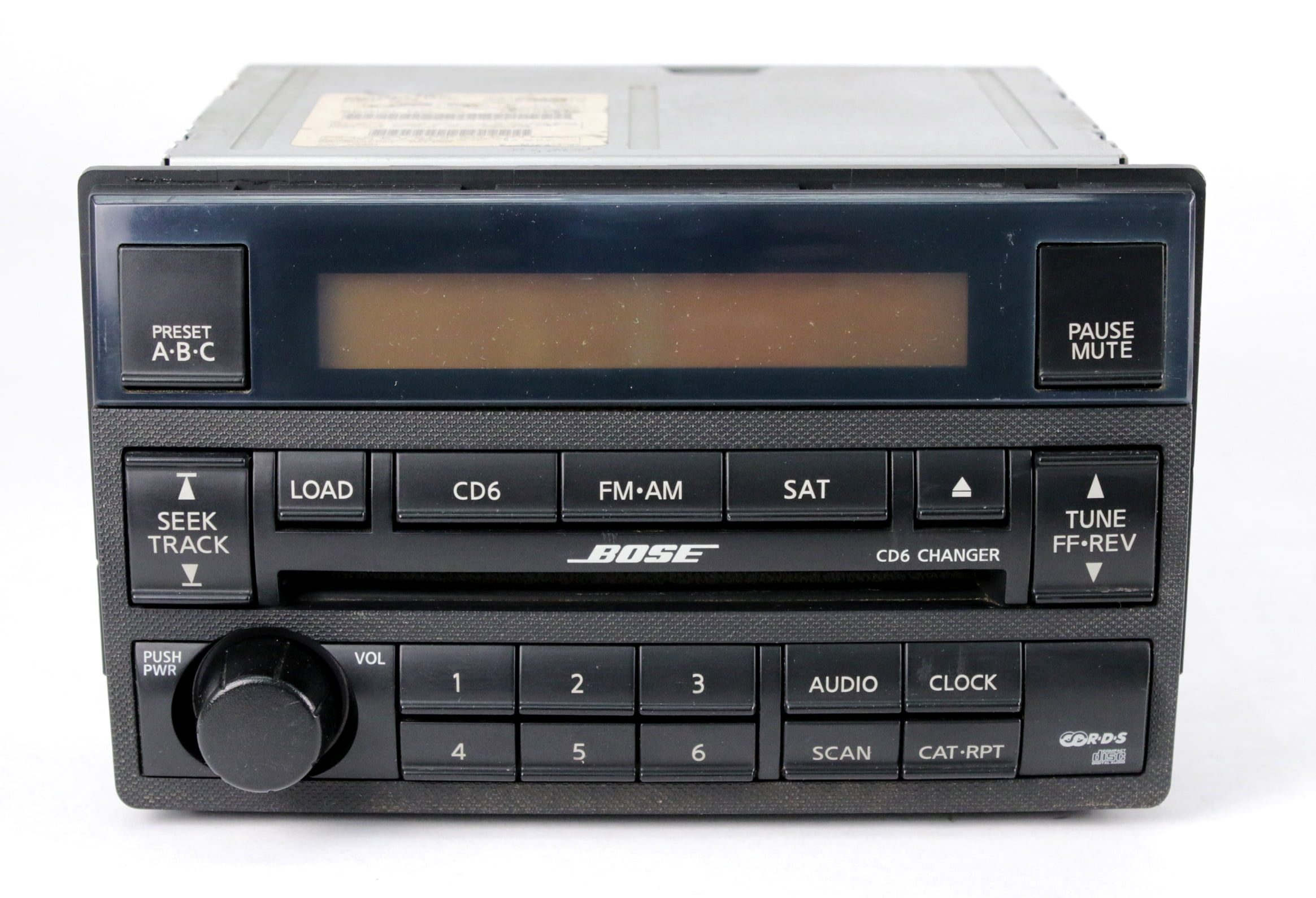 Restored 2005-2006 Nissan Altima AM FM SAT Radio 6 Disc CD Player Part Number 28185-ZB201 (Refurbished)