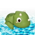 thumbnail image 3 of Juguetes de baño Baoblaze Juguetes de animales de baño flotante Triceratops verde, 3 of 7