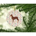 thumbnail image 2 of Australian Kelpie Dog Merry Christmas Ceramic Ornament 2.8 in x 2.8 in, 2 of 3