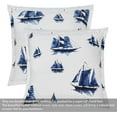 thumbnail image 6 of DriftAway  Harbor Sailboat Ocean Printed Pattern Quilted Euro Sham, 6 of 6