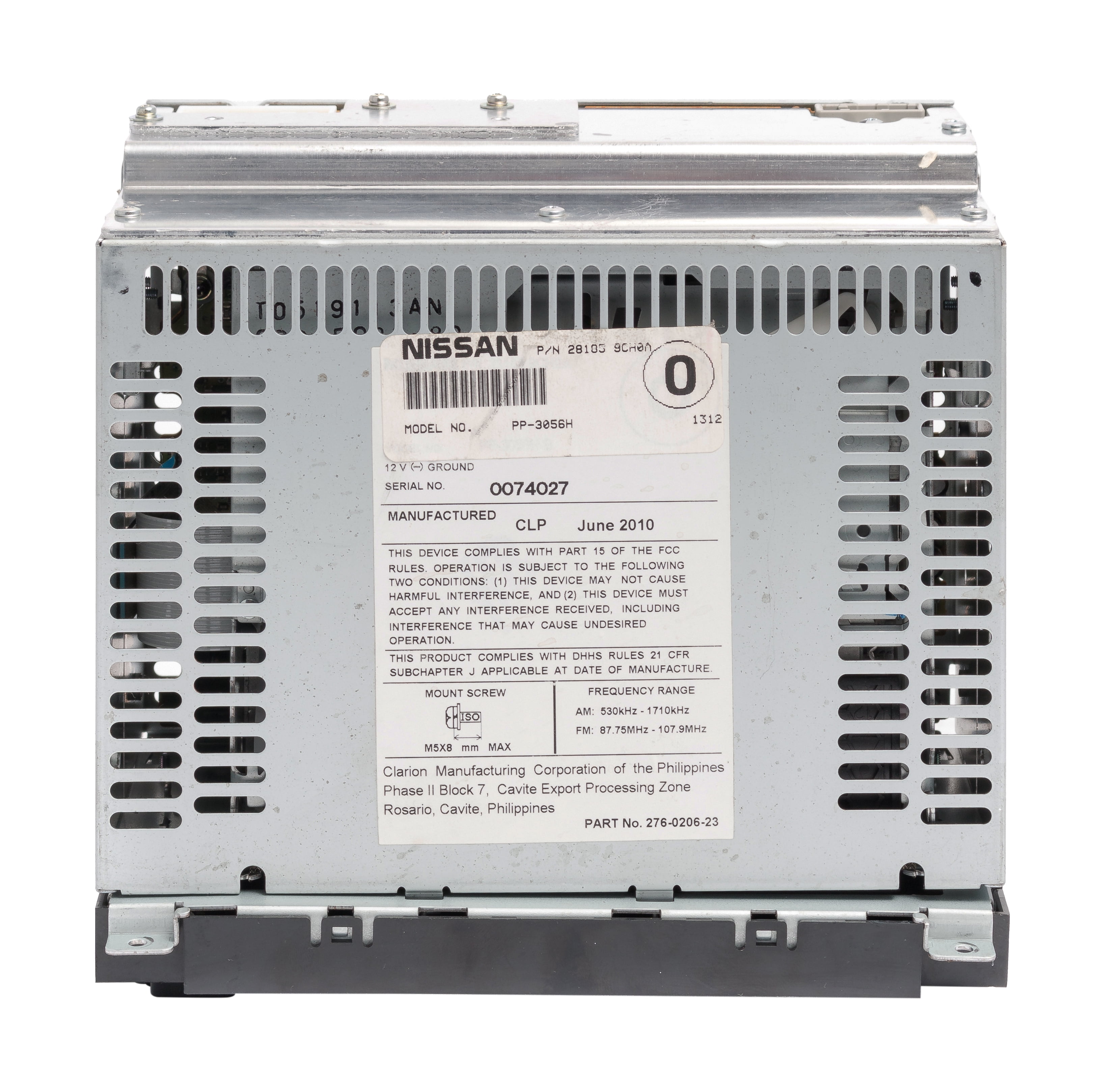 Restored 200912 Nissan Xterra AM FM Radio Receiver Single Disc CD MP3 Player 281859CH0A (Refurbished)