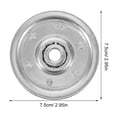 thumbnail image 4 of WHAMVOX 2pcs Garage Door Wheel Silver Metal for Sliding Efficiency and Smooth Operation, 4 of 4