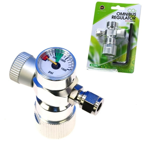 Co2 Omnibus Regulator -AQUARIUM Adjustable for co2 tank & co2 cartridge tank by Aquarium Equip