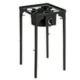 thumbnail image 4 of 75000 BTU Cast Iron Single Burner Camp Stove, 0-20PSI Adjustable Propane Stove with Removable Legs, CSA Listed Portable Stove for Camping Home Brewing, 4 of 12