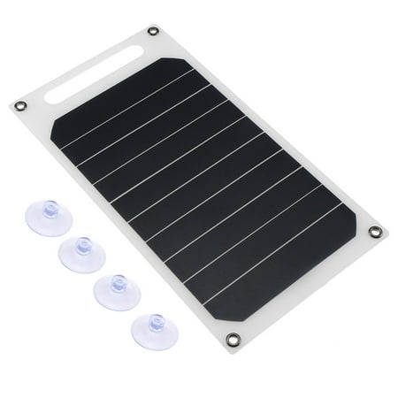 Portable Solar Panel Mobile Power with Four Suckers 10W Solar Output 6V 1700mA Power Panel USB Tablet Solar Camping For iPhone X For Huawei Mate