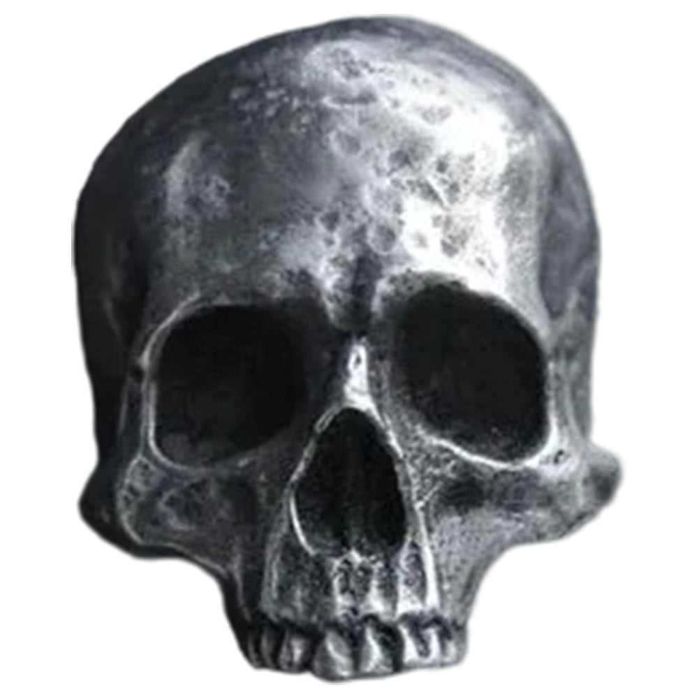 Skull Enamel Lapel Pin - Gothic Brooch For Jackets, Hats, Backpacks, Halloween & Punk Style