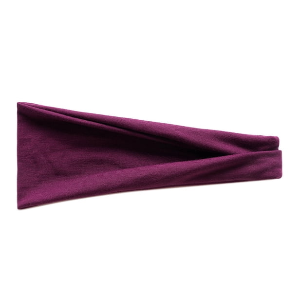 Naiovety Diademas deportivas, bandas elásticas para el cabello para correr, diademas para entrenamiento de yoga, para banda de fitness de yoga, Uniforme atlético 23 rojo purpura 1