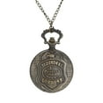 thumbnail image 3 of Personalized Pattern Steampunk Vintage Quartz Roman Numerals Pocket Watch, 3 of 9