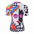 thumbnail image 5 of Maillot de ciclismo para mujer, maillot de ciclismo 2021 de manga corta para equipos profesionales, maillot de ciclismo, camisetas deportivas de verano rosa, 5 of 5