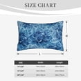 thumbnail image 4 of Sikiie Vintage Floral Print Plush Pillow Cover, Wrinkle-proof and Stain-resistant Pillow Protector without Pillow Core, Home Decoration-16"x24", 4 of 6