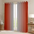 thumbnail image 2 of Erosebridal Greyish White and Coral Curtains for Bedroom,Rainbow Ombre Blackout Curtains Aesthetic Living Room Decor,Gradient Colorful Curtains & Drapes Abstract Window Curtain, 2 of 6