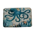 thumbnail image 2 of Blue Bath Mat for Bathroom, Mats Rugs No Silp, Sea Theme ​Octopus Seahorse Turtle Whale ​shable Cover Floor Rug Carpets Floor Mat Bathroom Decorations 23.6x15.7inch Inches for Kitchen Bedroom Indoo, 2 of 9