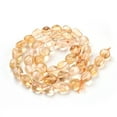 thumbnail image 3 of Natural Citrine Beads Strands Tumbled Stone Nuggets Dyed & Heated 8~12x6~9mm Hole: 0.8mm about 44pcs/strand 15.7 inch(40cm), 3 of 3