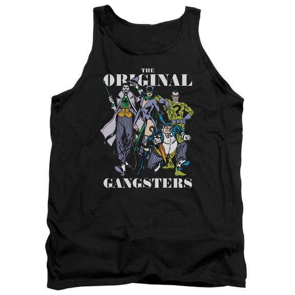DC Comics Original Gangsters Adult Tank Top Black