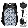 thumbnail image 3 of Balery Hawaiian Style Print USB Charging Backpack for Men and Women - Water-Resistant, Anti-Theft Laptop Backpack with USB Port for Travel, Work, School, and College, 3 of 7