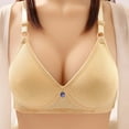 thumbnail image 2 of Qingpeng Women Wireless Bra Comfortable Breathable Lightweight Thin Bra Solid Color Everyday Bra for Women, 2 of 5