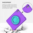 thumbnail image 6 of Dteck Case for iPad 9th Generation, iPad 8th/ 7th Generation Case, iPad 10.2-inch Case 2021/ 2020/ 2019, Heavy Duty Case for Kids with Screen Protector Stand Hand & Shoulder Strap,Purple, 6 of 8