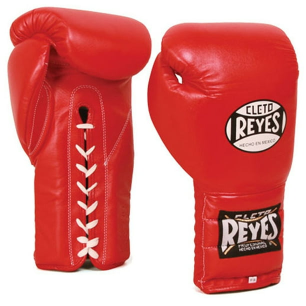 Cleto Reyes Traditional Lace Up Training Boxing Gloves 14 oz Red