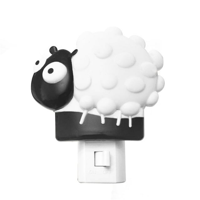RCA - Children's Sheep Shaped LED Nightlight, White