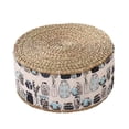 thumbnail image 3 of Almohada de meditación portátil y cómoda para el suelo del hogar. Patrón de jarrón, 3 of 9