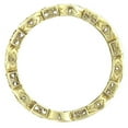 thumbnail image 3 of Emerald Eternity Ring Anniversary Band Stacking 925 Sterling Silver Yellow Gold Plated Gemstone Jewelry For Women Gift By KIRAN FINE JEWELS, 3 of 5
