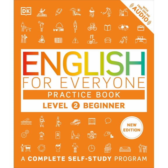 Pre-Owned English for Everyone Practice Book Level 2 Beginner: A Complete Self-Study Program (Paperback) 0593842294 9780593842294