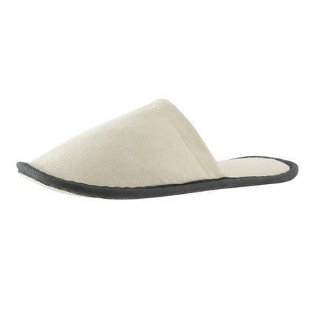 

ZMHEGW Men And Women Disposable Slippers Hotel Home Stay Coral Velvet Antiskid Sole Disposable Cotton Slippers