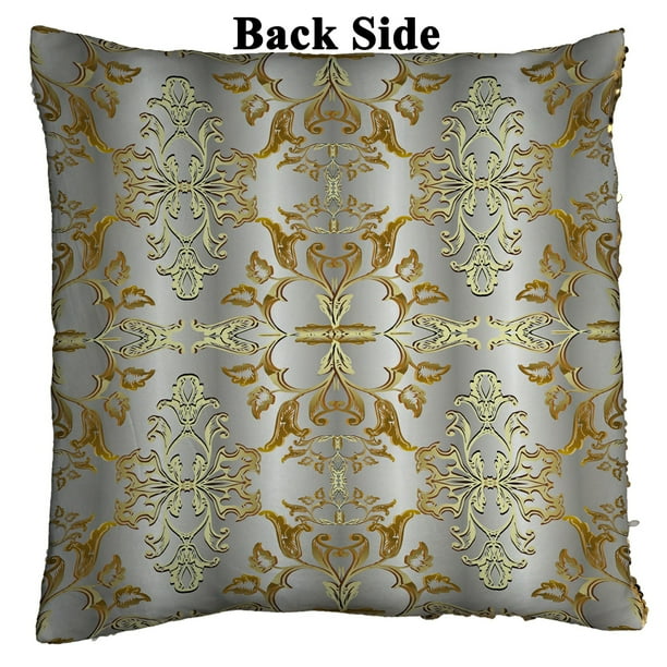 Case floral cheap sequin pillow