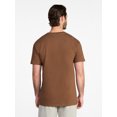 thumbnail image 3 of Athletic Works Men's and Big Men's Cotton Pocket Tee, Sizes S-5XL and Tall Sizes, 3 of 5