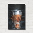 thumbnail image 3 of Luxe Metal Art 'Bourbon Glass 2'  by Ethan Harper Metal Wall Art, 16" x 24", 3 of 9