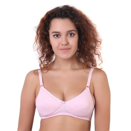 

Women s Feather Foam Light Padded T-Shirt Bra Comfortable Push Lingerie B C and D Cup Bra Beige