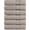 Beige, variant on Adobella 6 Premium Turkish Bath Collection Hand Towels, 100% Combed Turkish Cotton, 600 GSM, 16 x 28 inch, White (Set of 6)