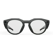 Oakley Meta HSTN, Black, Clear Lenses | Smart AI Glasses, Camera, Audio, Video Recording