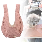 BELOVING Pet Chest Bag Breathable Decoration Unique Multipurpose Pet Carrier Backpack Pink
