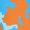 Orange, variant on LWavelet Women Abstract Camo Print Maxi Skirt Elastic Waist With Pockets Casual Long Skirt Sky Blue M