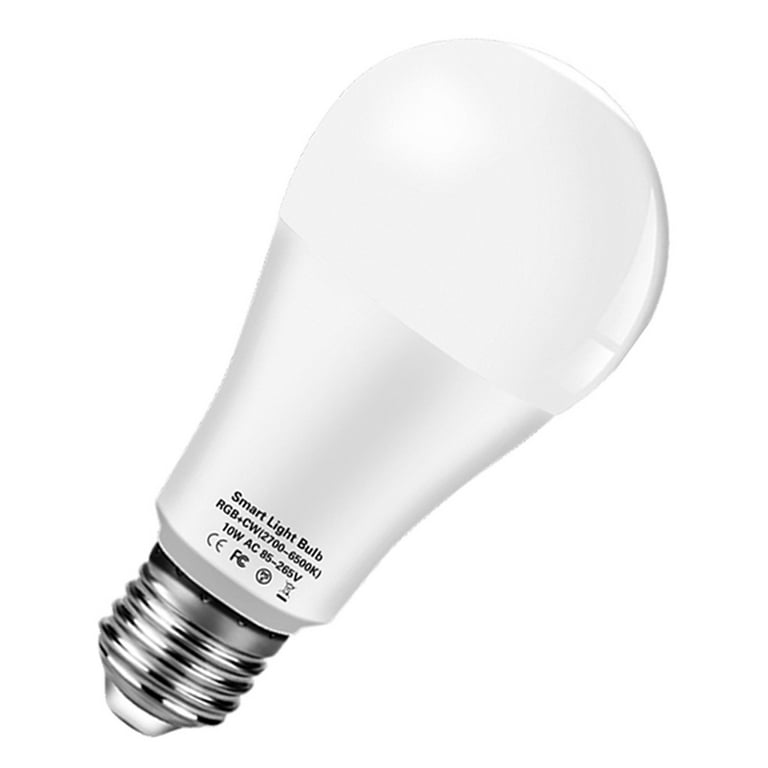 maytalsoy 12/15/18W 2.4GHz Voice Control Light Smart Bulb 2700K-6500K RGB  Tuya WiFi Lamp E27 18W
