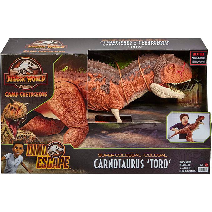 Jurassic World camp Cretaceous Dino Escape Large Huge Carnotaurus Toro Dinosaur