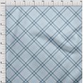 thumbnail image 4 of oneOone Cotton Cambric Teal Blue Fabric Plaid Craft Projects Decor Fabric Printed By The Yard 56 Inch Wide, 4 of 4