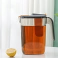 thumbnail image 5 of sruoe Cold Water Kettle, Juice Pitcher with Lid, Gallon Pitcher, Clear Water Pitchers, Lemonade Pitcher with Spout, High Capacity Cold Water Pot, Water Filter Pitcher, Juice Jug, Plastic, 5 of 6