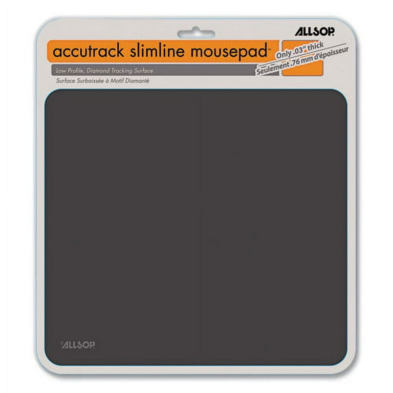 Accutrack Slimline Mouse Pad, X-Large, 11.5 x 12.5, Graphite Accutrack Slimline Mouse Pad, X-Large, 11.5 x 12.5, Graphite